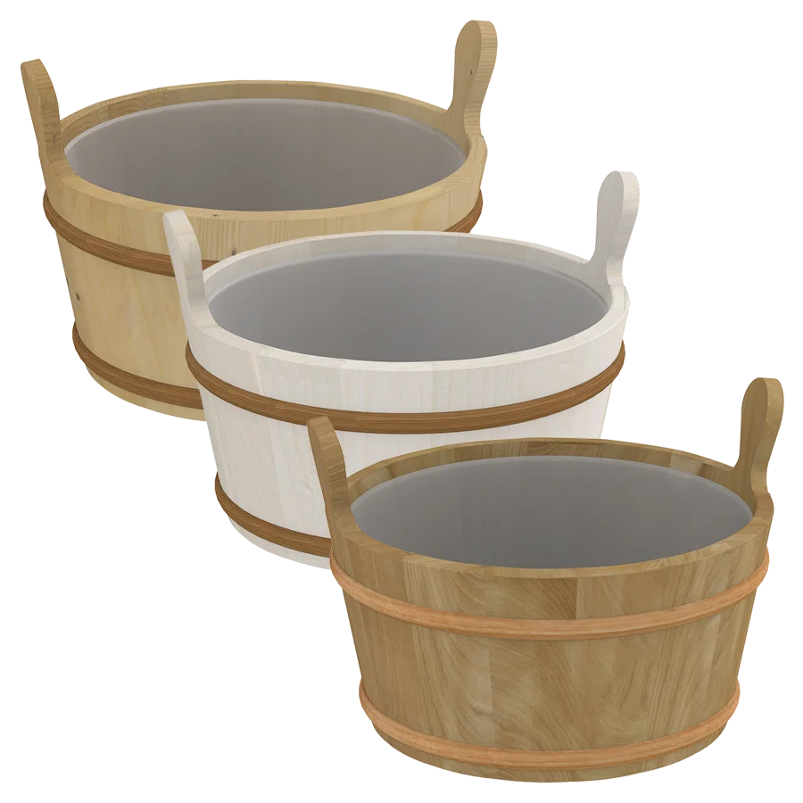 Wooden Pail Traditional