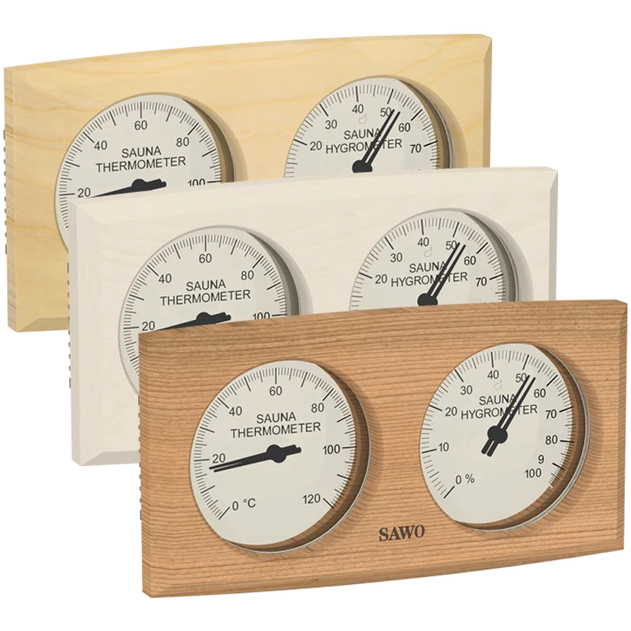 Basic Curved Rectangle Thermo-Hygrometer