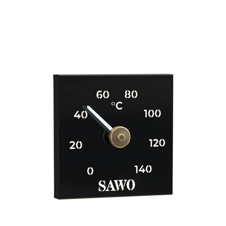Black Metal Thermometer