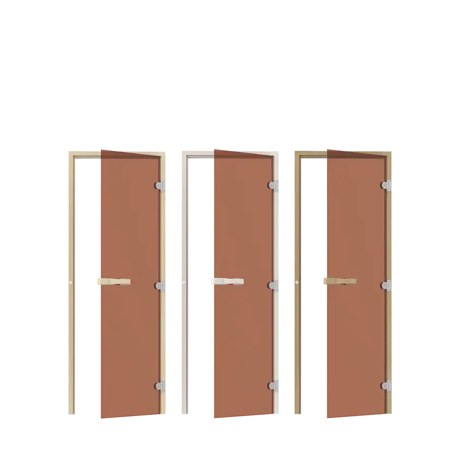 Bronze Glass Sauna Door Finland