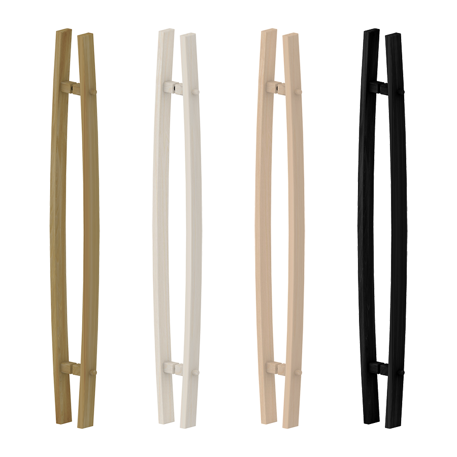 Wooden Arc Door Handle