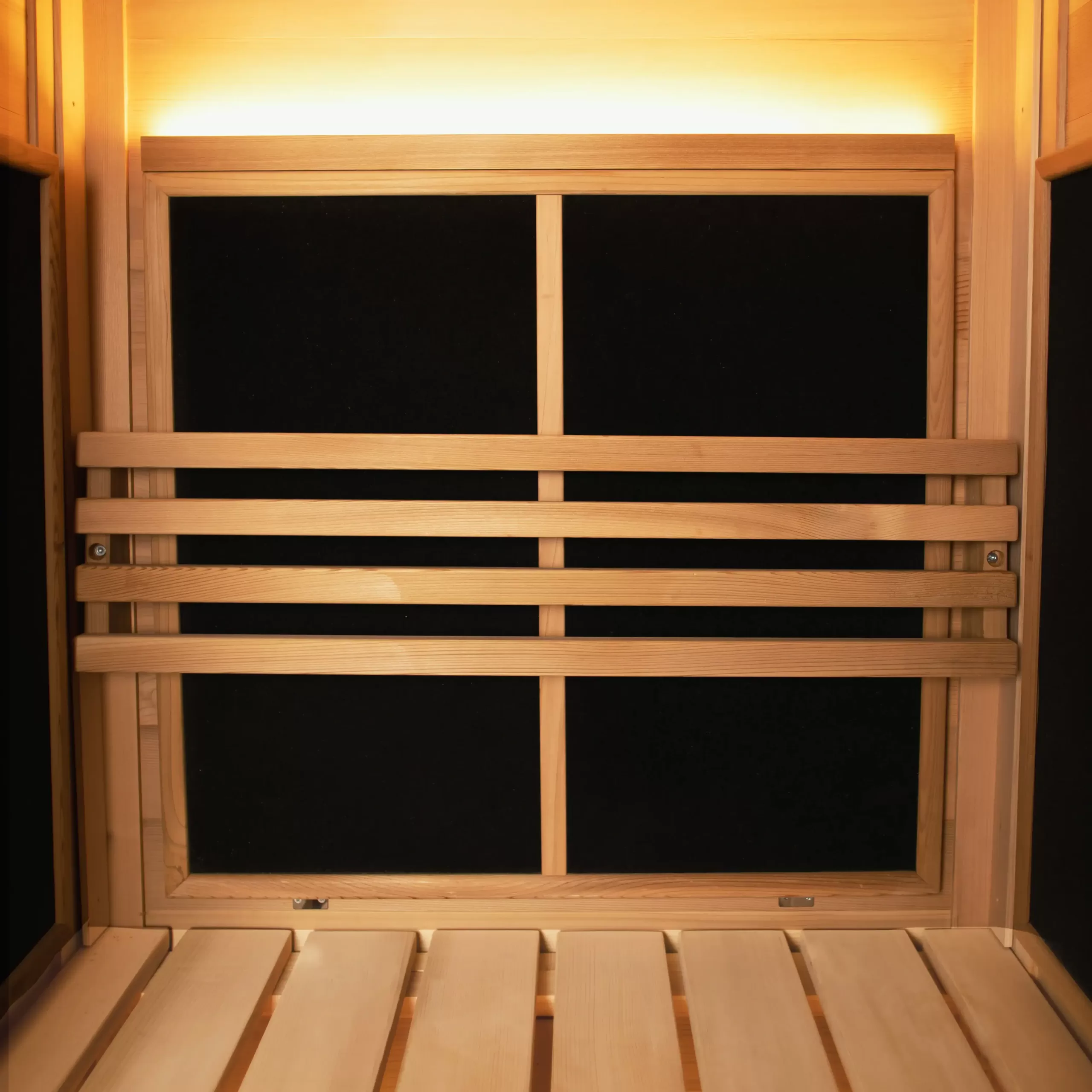 SAWO Infrared Sauna | Deep Relaxation with Infrared Heat Infrared sauna with cedar wood interior by SAWO